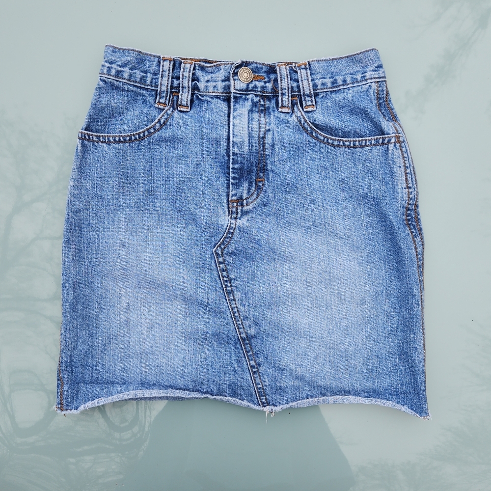 Vintage Lee Denim Mini Skirt